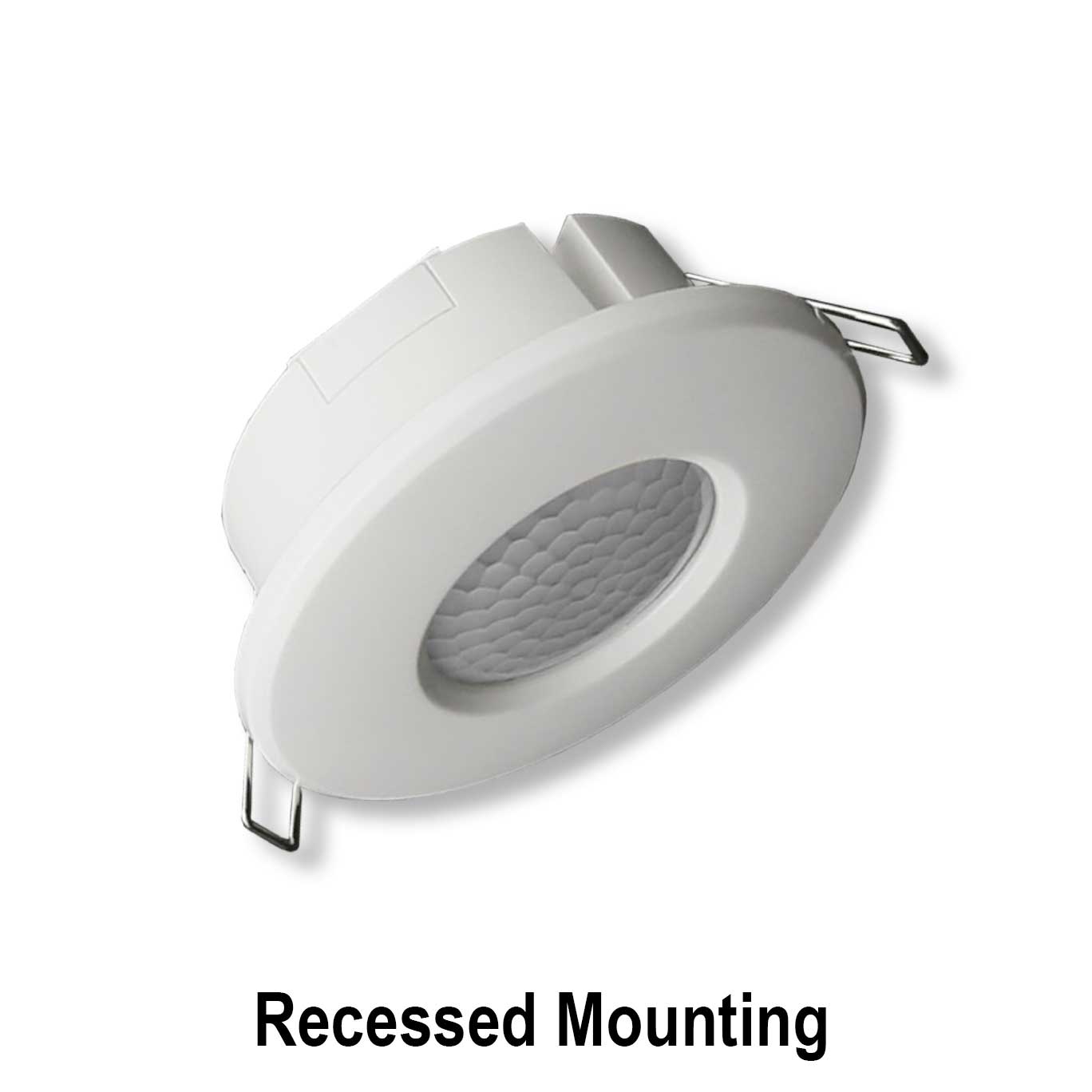 Pir Motion Sensor, 2 In 1 Flush Or Surface Mounting (white), Ip20 – Sgd 