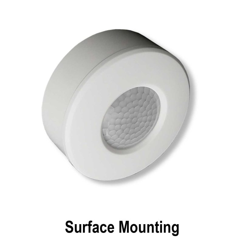 PIR Motion Sensor, 2 in 1 Flush or Surface Mounting (White), IP20 – SGD ...